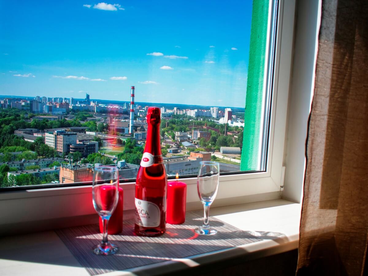 Апарт-отели JACUZZI New LOFT ApartComplex, Панорамный вид на центр Минска Минск