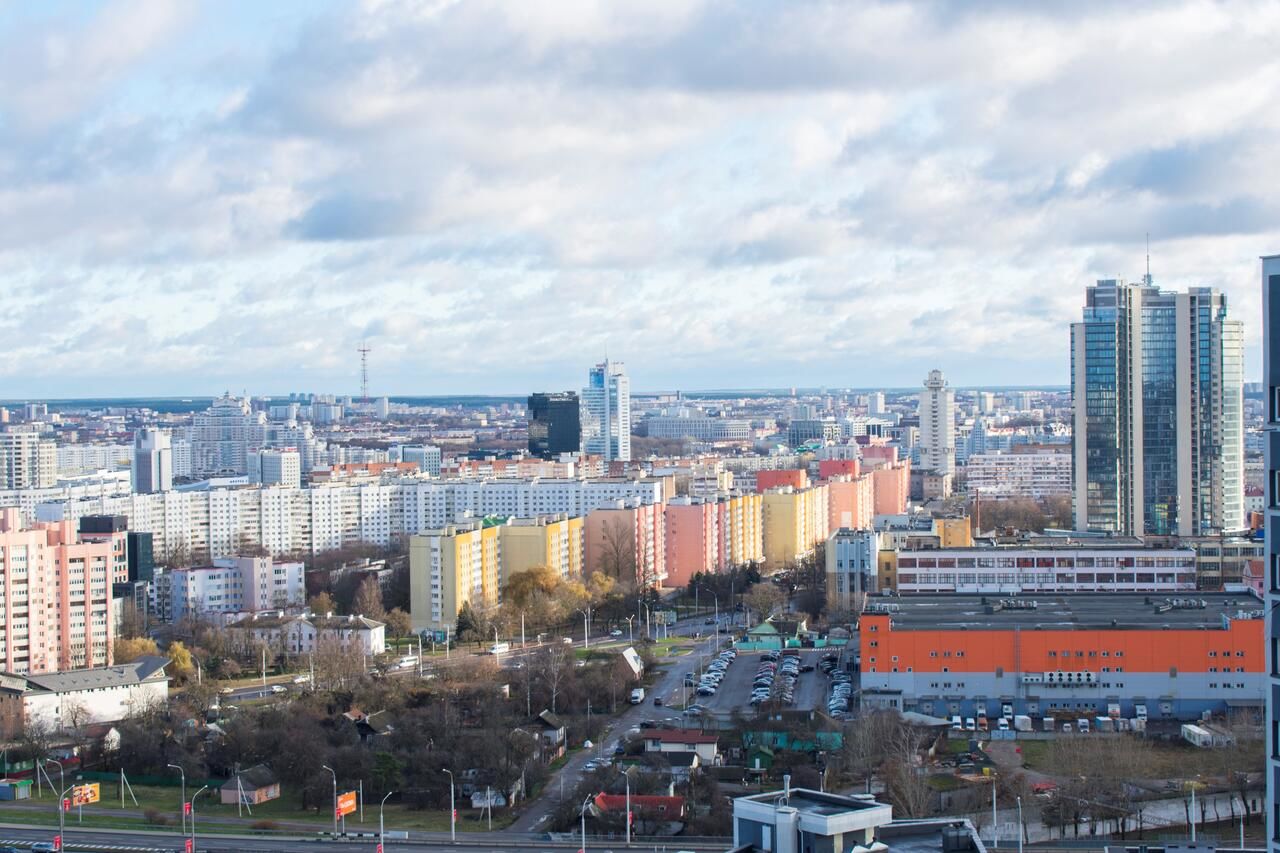 Апарт-отели JACUZZI New LOFT ApartComplex, Панорамный вид на центр Минска Минск