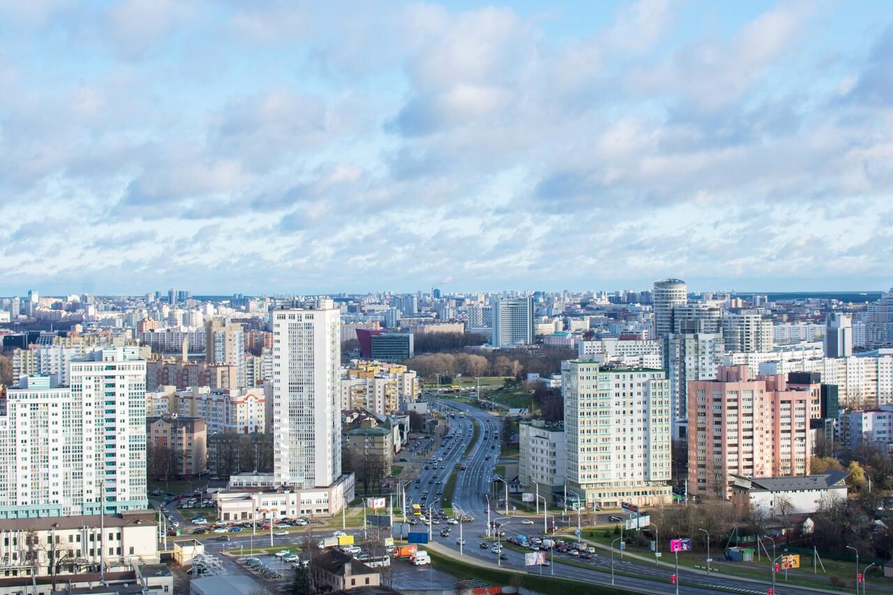 Апарт-отели JACUZZI New LOFT ApartComplex, Панорамный вид на центр Минска Минск