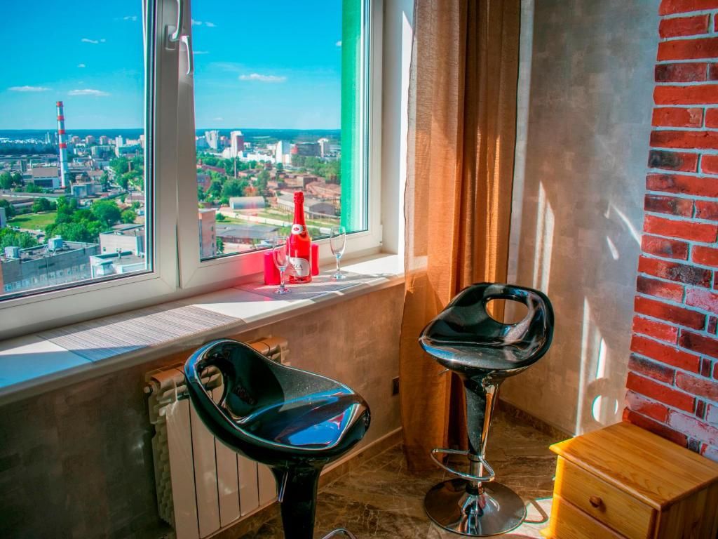 Апарт-отели JACUZZI New LOFT ApartComplex, Панорамный вид на центр Минска Минск