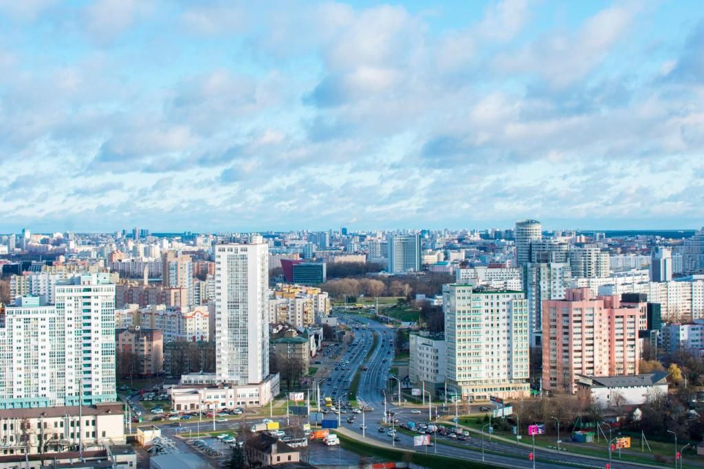 Апарт-отели JACUZZI New LOFT ApartComplex, Панорамный вид на центр Минска Минск