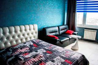Апарт-отели JACUZZI New LOFT ApartComplex, Панорамный вид на центр Минска Минск Апартаменты Делюкс-15