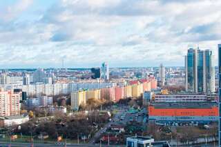 Апарт-отели JACUZZI New LOFT ApartComplex, Панорамный вид на центр Минска Минск Лофт-57
